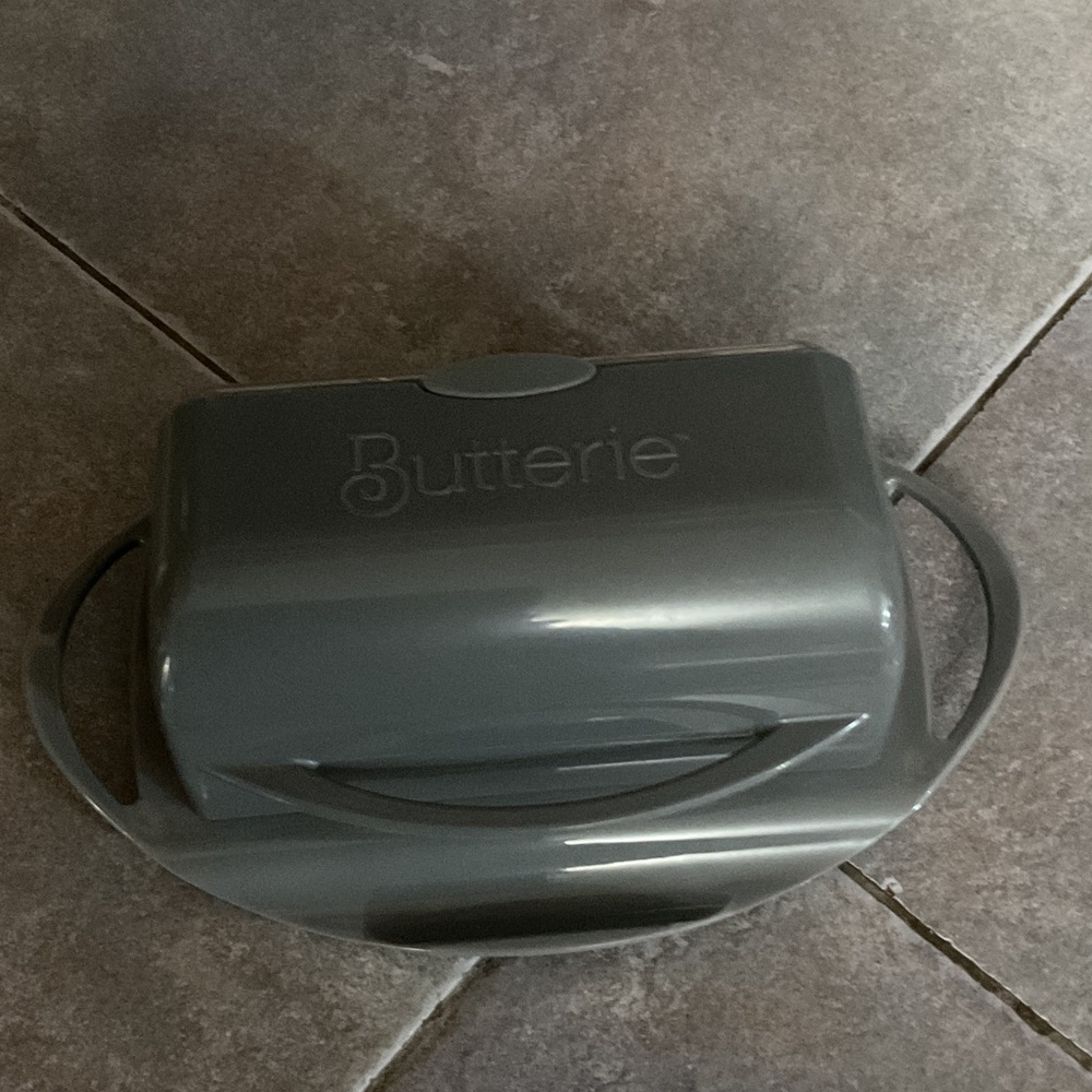 Gray Butterie Butter Dish